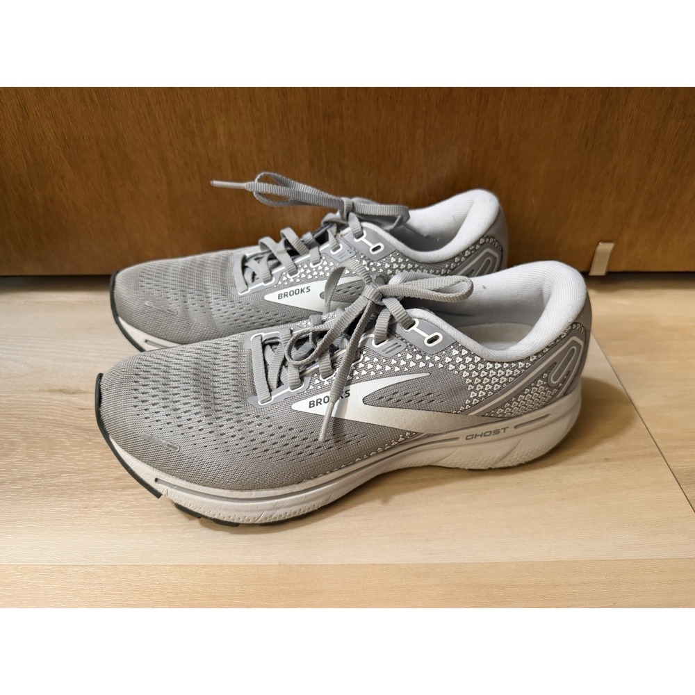 Brooks Ghost 14 Womens Size 9 Gray Running Sneakers Shoes